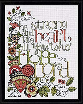 8X10 14CT -BE STRONG CCX - Design Works