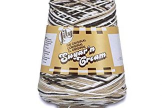 Lily Sugar'n Cream Yarn - Cones Chocolate Ombre