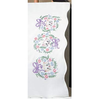 FLOWER CAT-STAMPED PILLOW CASES - Tobin