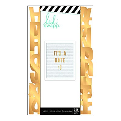 GOLD SANS -LETTERBOARD ALPHA 2" - Heidi Swapp