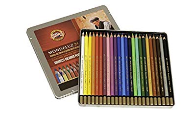 MNDLUZ 24 -WATERCOLOR PENCILS - Koh-I-Noor