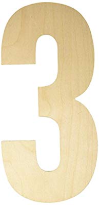 NUMBER 3 -BALTIC BIRCH LTR 13" - MPI