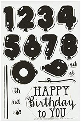 NUMBR BLLN-AVERY ELLE CLEAR SET - Avery Elle