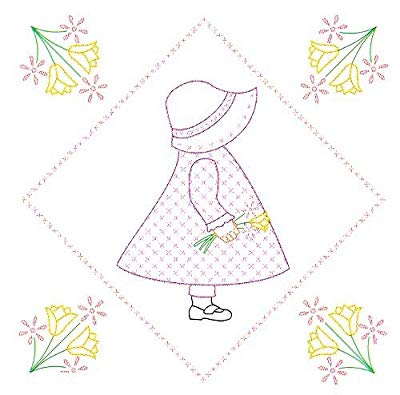SUNBNT SUE-QUILT BLOCKS 9X9 WH - Jack Dempsey